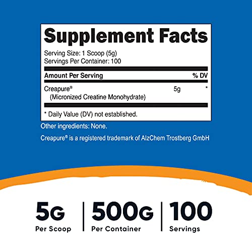 Nutricost Creapure Creatine Monohydrate 500g