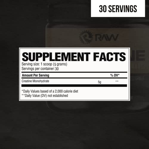 RAW Nutrition Micronized Creatine Monohydrate Powder 150g