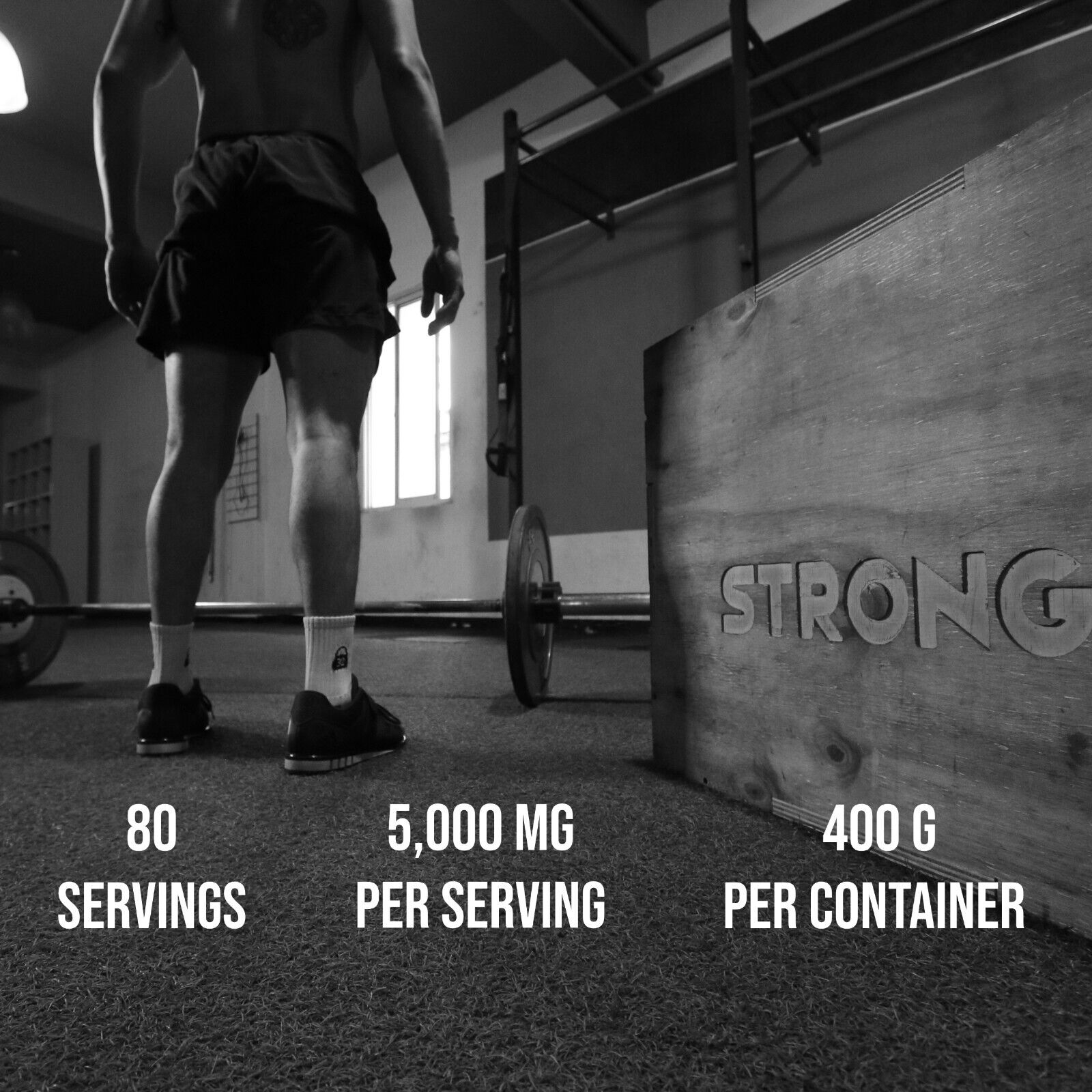 Micronized Unflavored Creatine Powder 400g