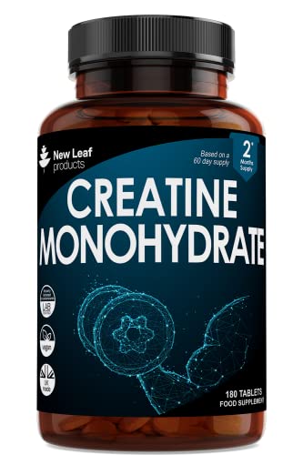 3000mg Creatine Monohydrate Tablets - 180 Count