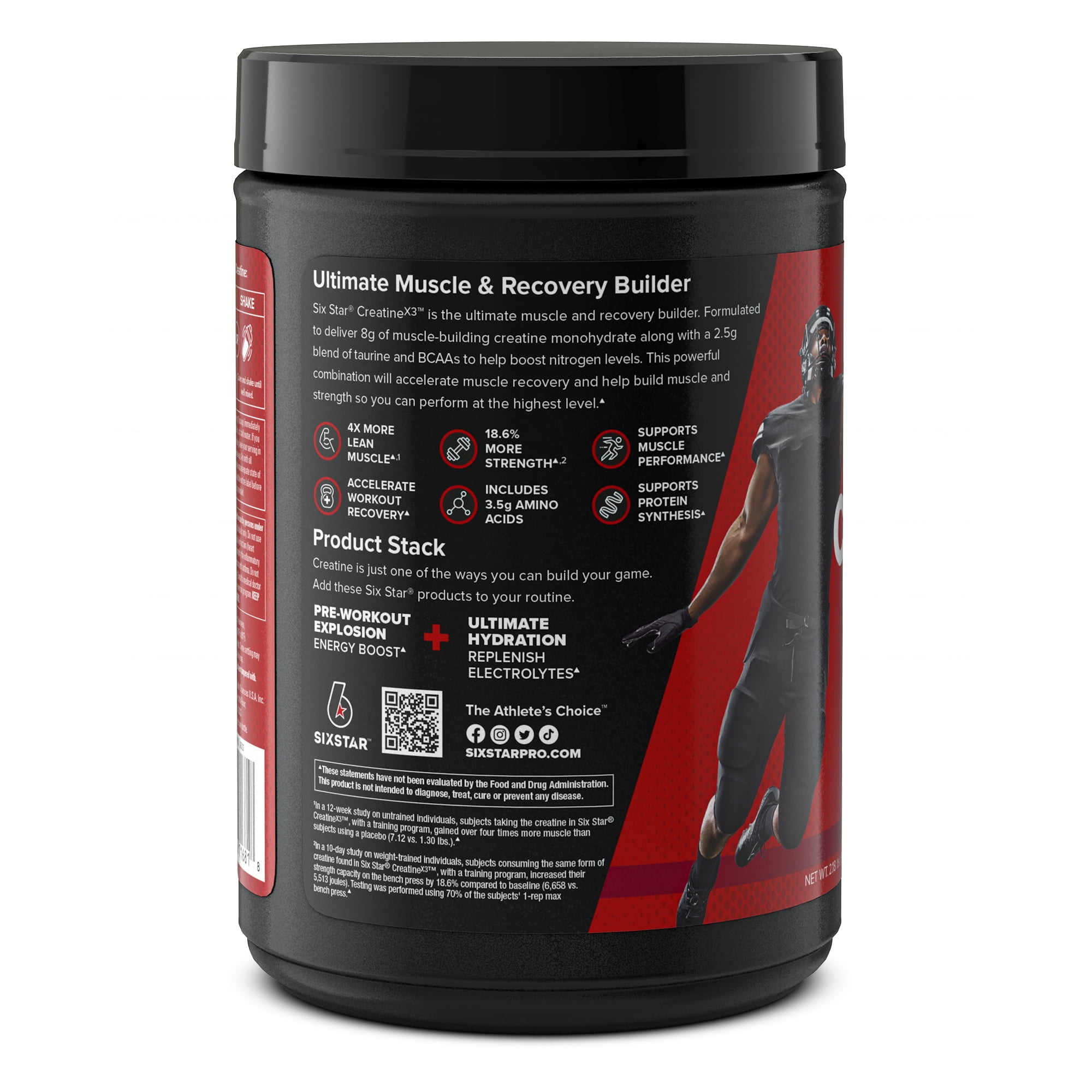 Six Star Creatine X3 BCAA Powder, Fruit Punch