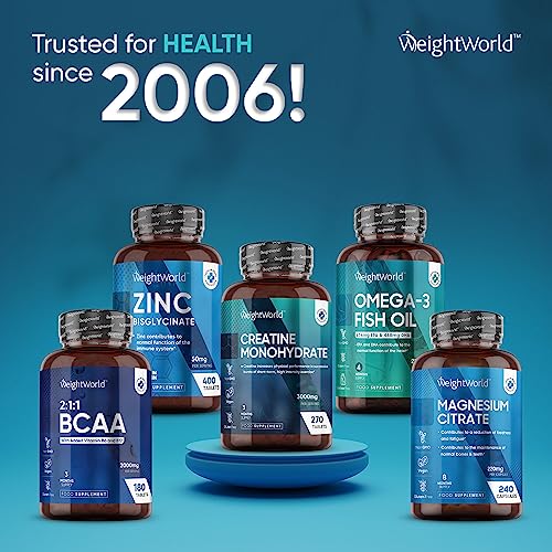 Creatine Monohydrate 3000mg - 270 Vegan Tablets