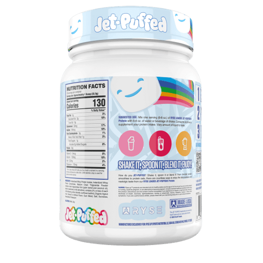 RYSE Jet Puffed Marshmallow Protein Powder, 25g Protein