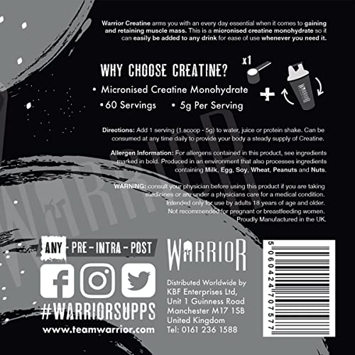 Warrior Essentials Creatine Powder 300g