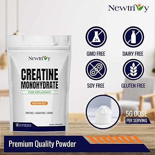 Pure Micronized Creatine Monohydrate, 280g