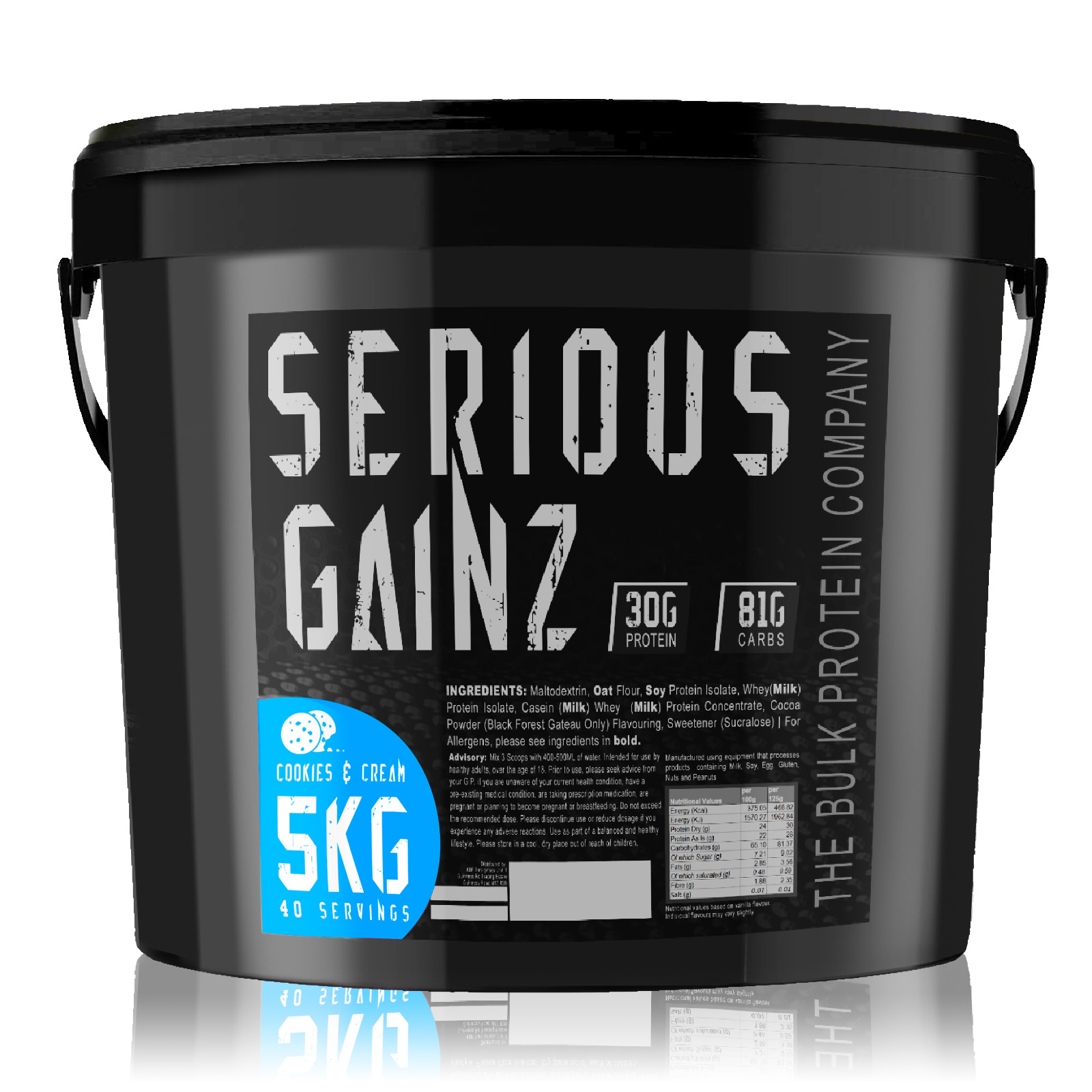Serious Gainz 5kg Mutant Mass Weight Gainer