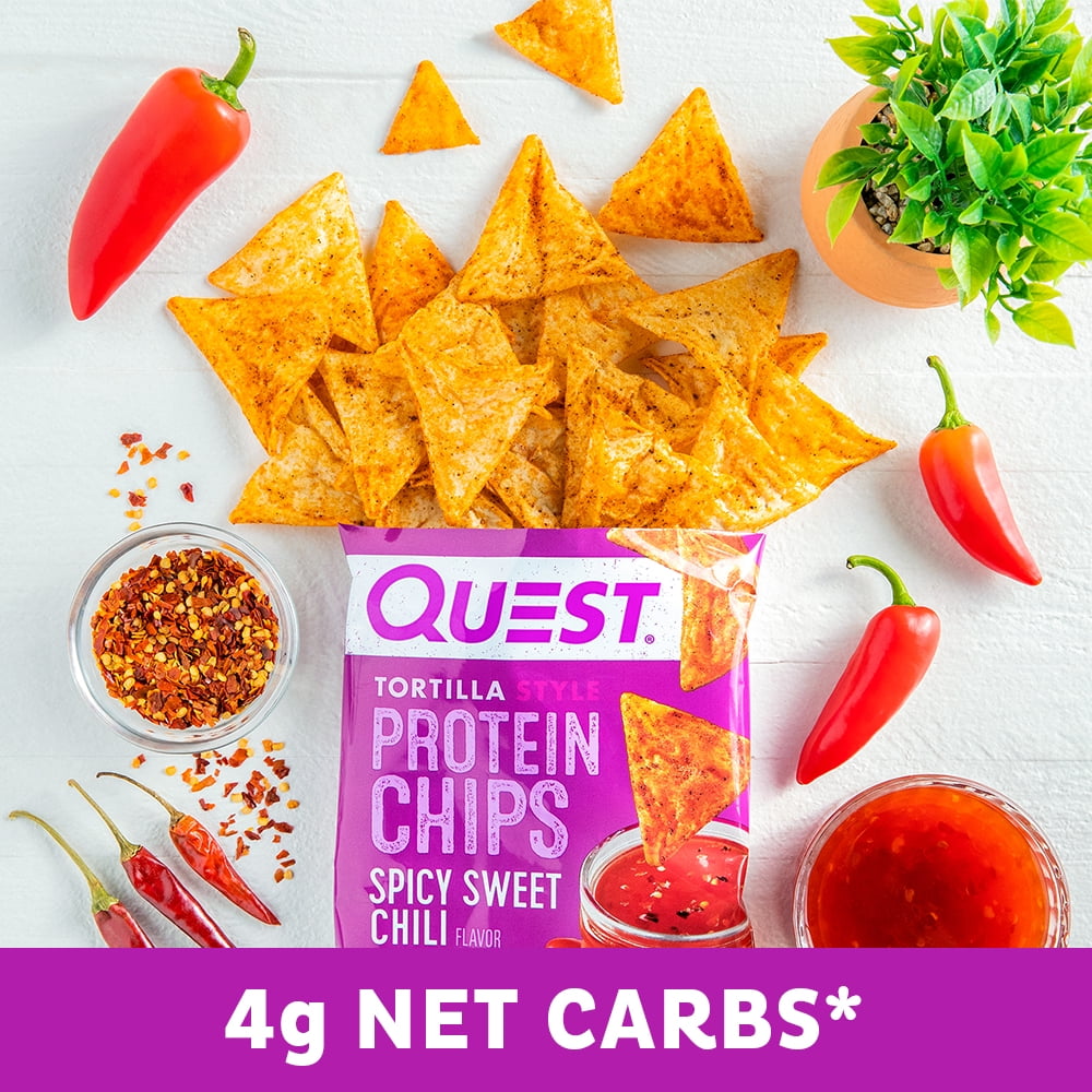 Quest Spicy Sweet Chili Protein Chips, Low Carb
