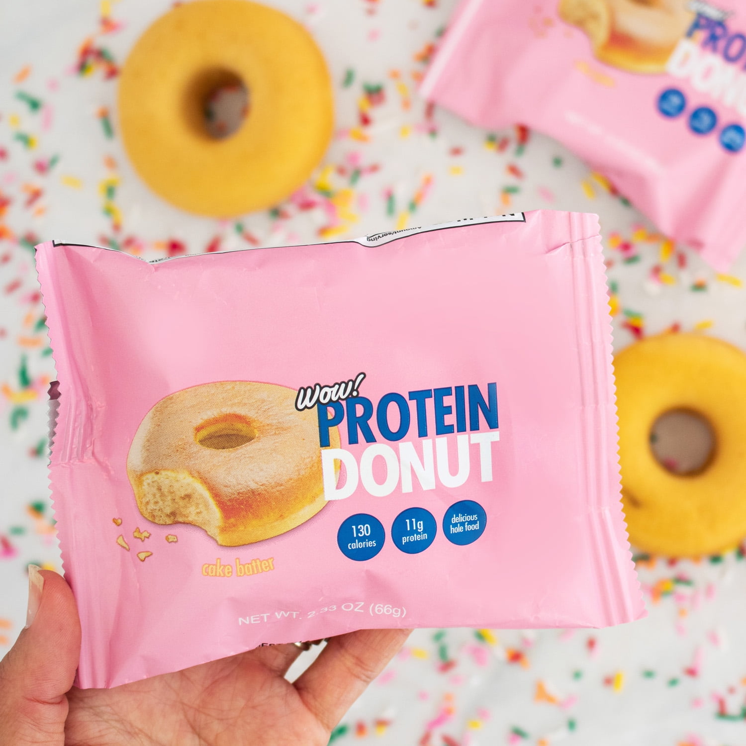 Protein Donuts - Cake Batter, 11g Protein, 4 Count