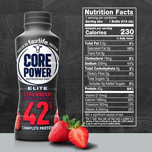 Fairlife Core Power Elite Strawberry Protein Shake