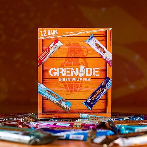 Grenade Protein Bar Selection Box, 12 x 60g