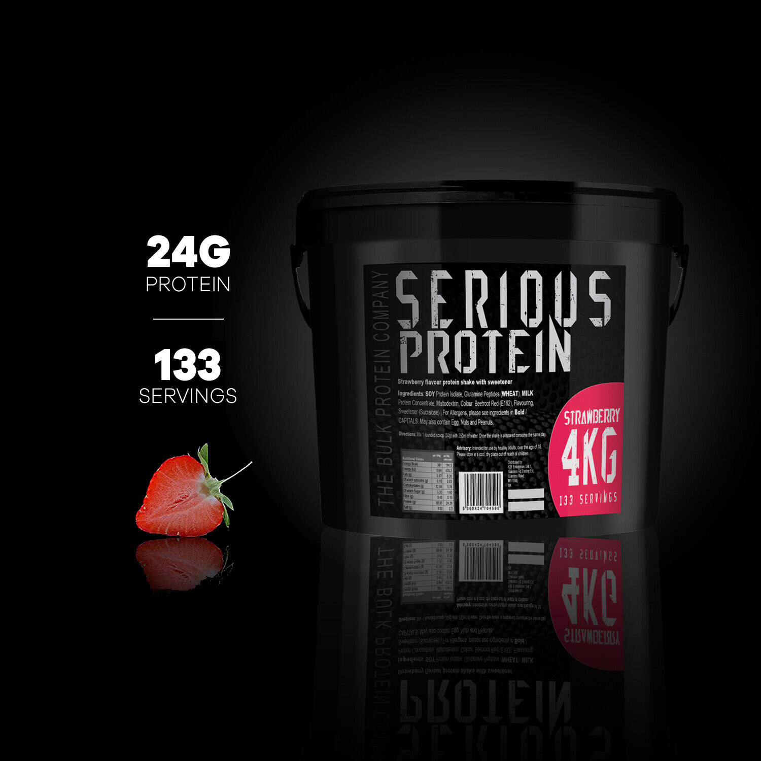 Serious Whey Protein Powder & Casein Blend 4kg