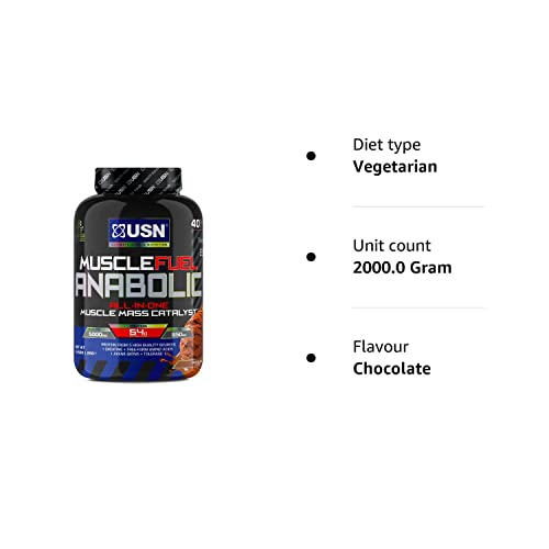 USN Muscle Fuel Anabolic Protein Powder Shake 2kg