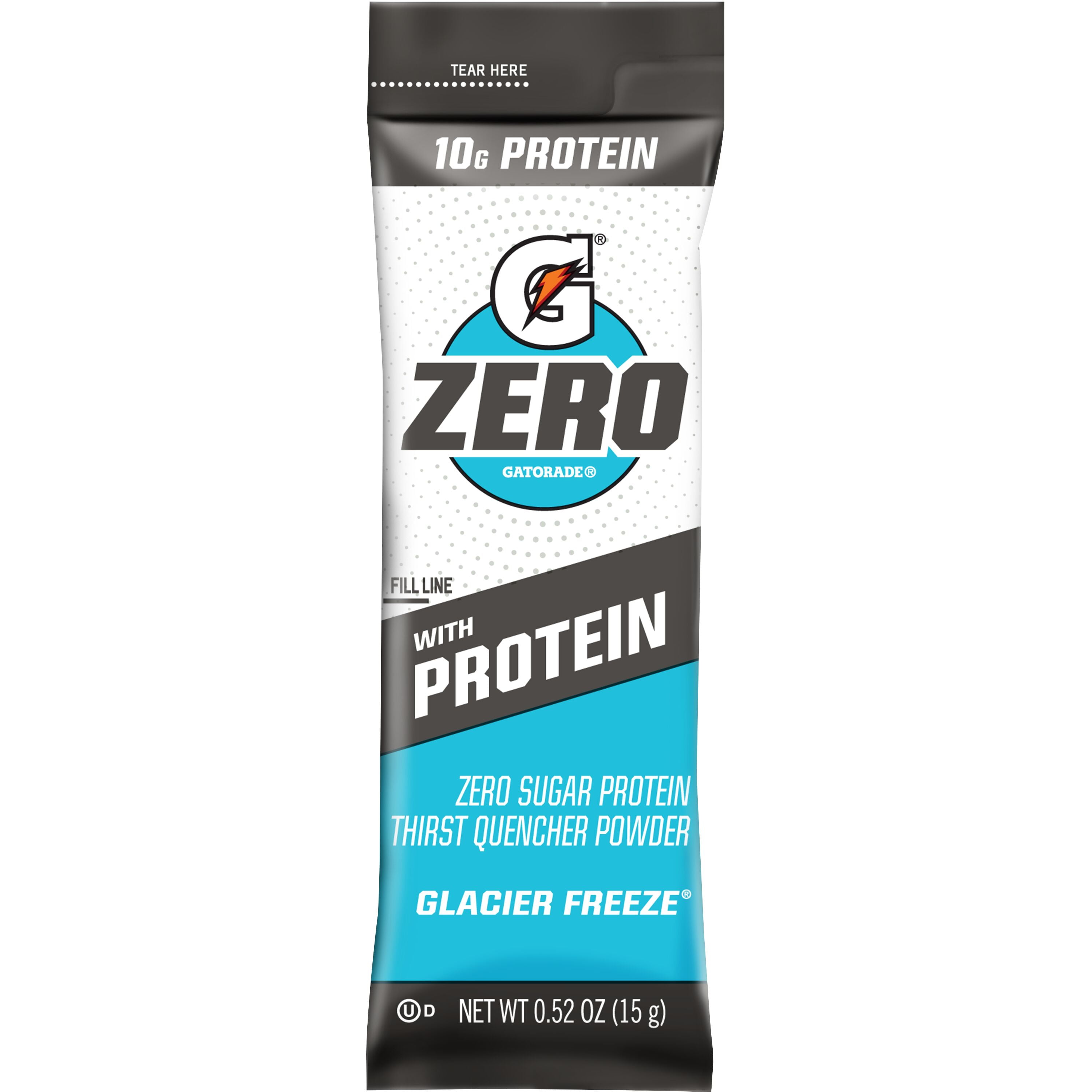 Gatorade Zero Protein Powder Glacier Freeze, 10 Pack