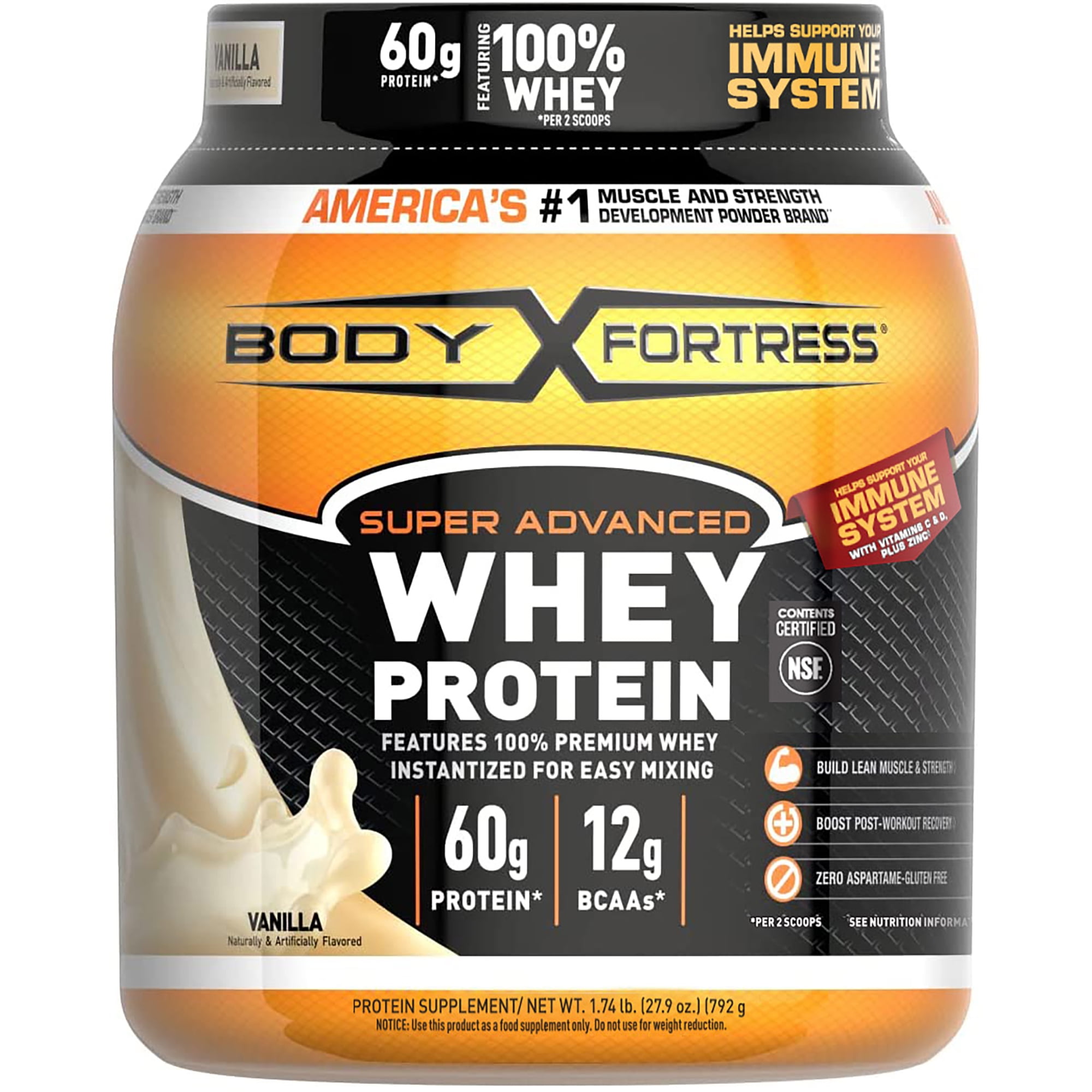 Body Fortress Super Advanced Whey Protein – Vanilla