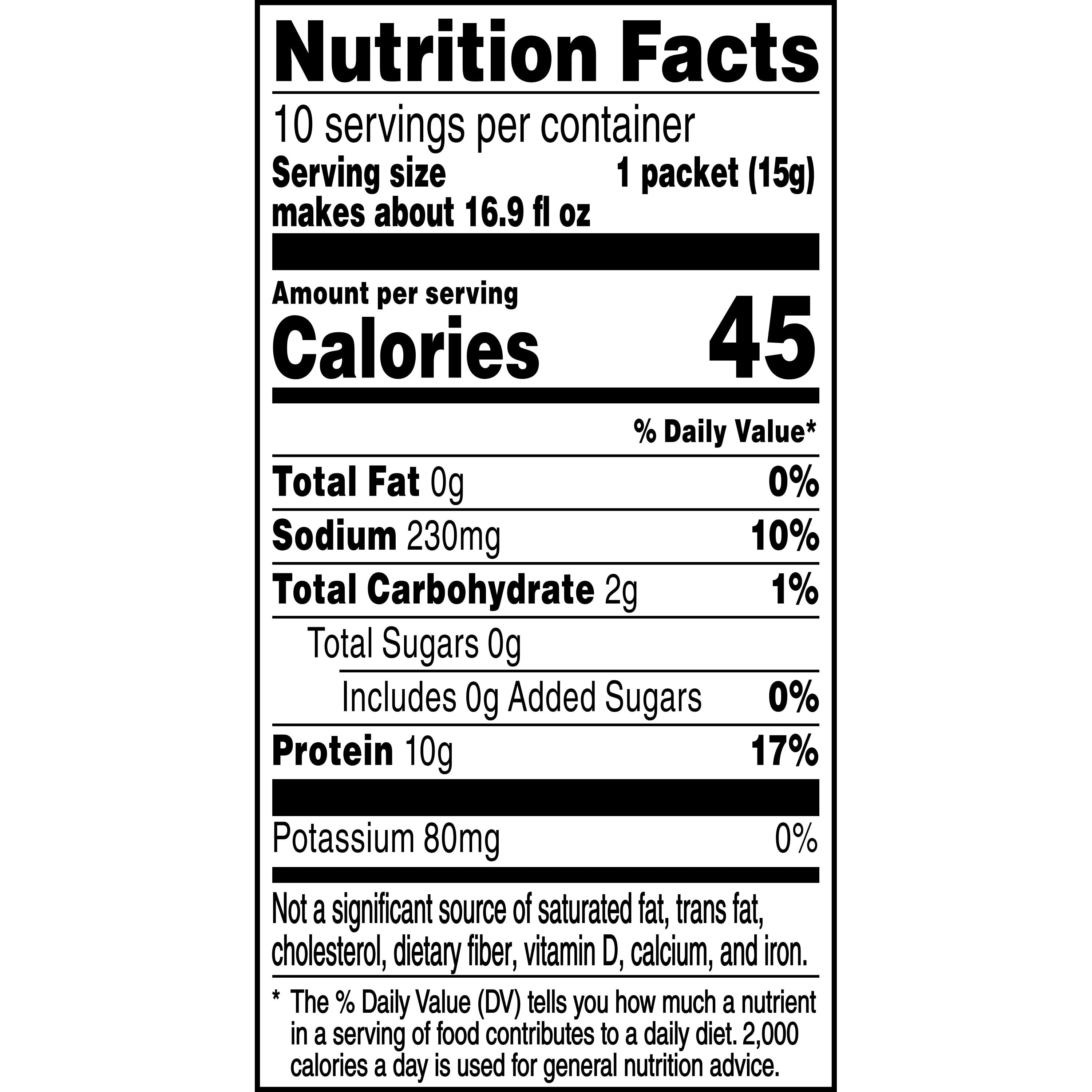 Gatorade Zero Protein Powder Glacier Freeze, 10 Pack