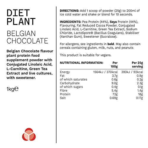 PhD Vegan Chocolate Protein Powder - 18g Protein