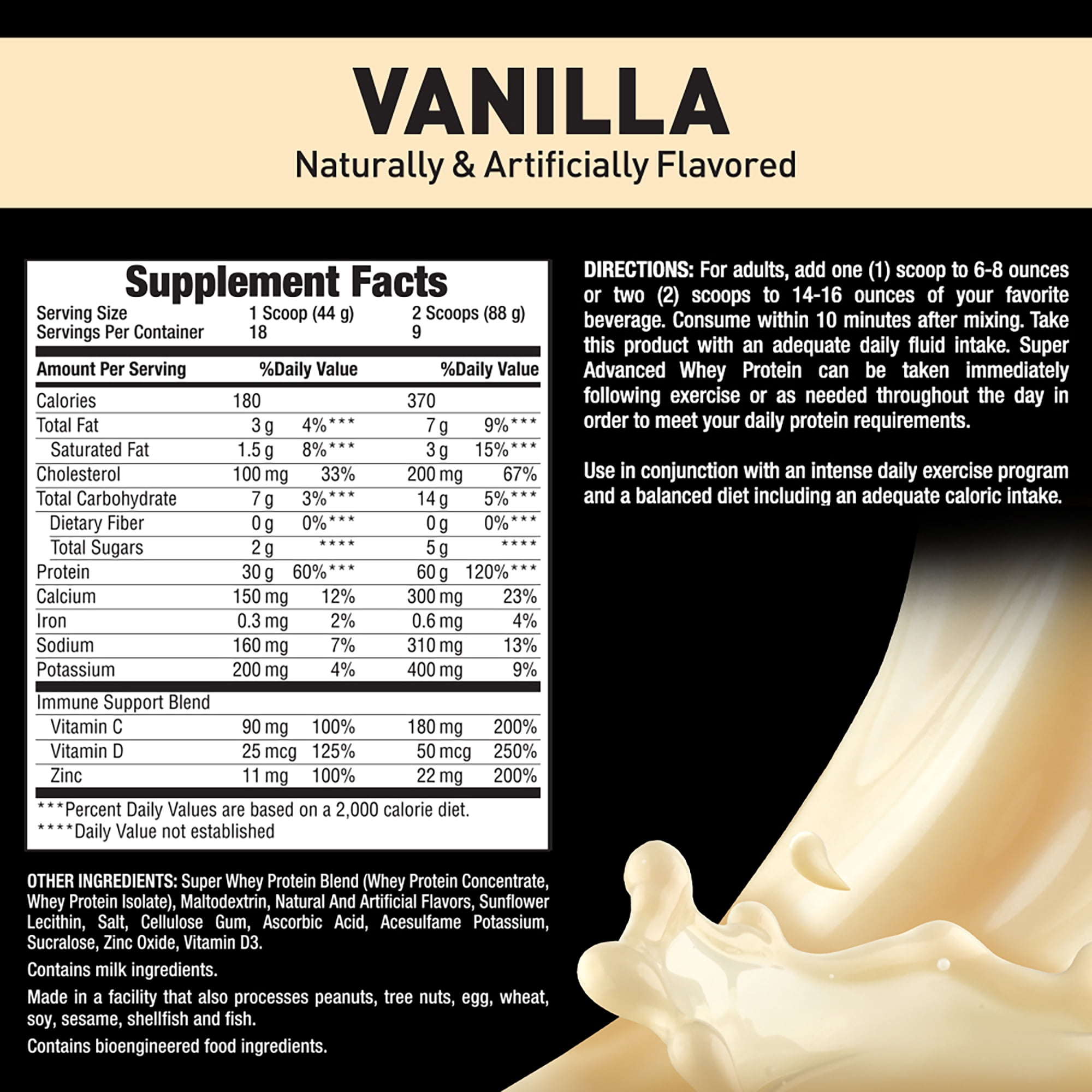 Body Fortress Super Advanced Whey Protein – Vanilla