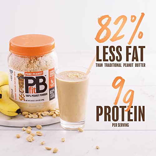 PBfit Pure Peanut Powder, Non-GMO Protein Boost