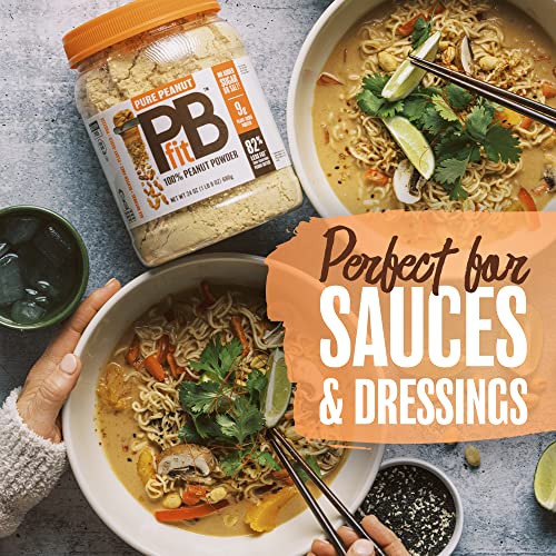 PBfit Pure Peanut Powder, Non-GMO Protein Boost