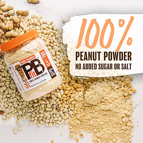 PBfit Pure Peanut Powder, Non-GMO Protein Boost