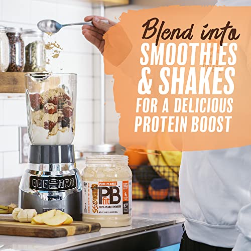 PBfit Pure Peanut Powder, Non-GMO Protein Boost