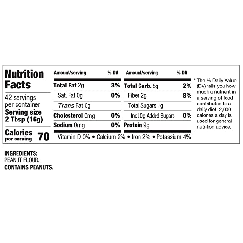 PBfit Pure Peanut Powder, Non-GMO Protein Boost