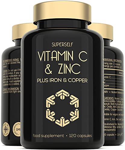 Vitamin C and Zinc 1000mg Capsules - Immune Support