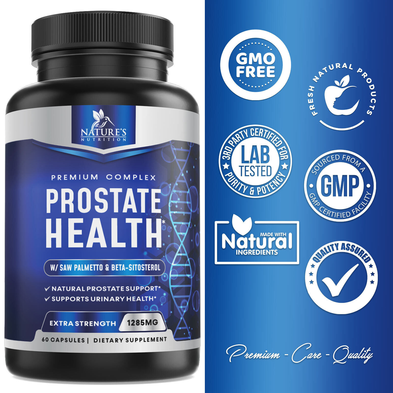 Saw Palmetto 1285mg Prostate Support Capsules