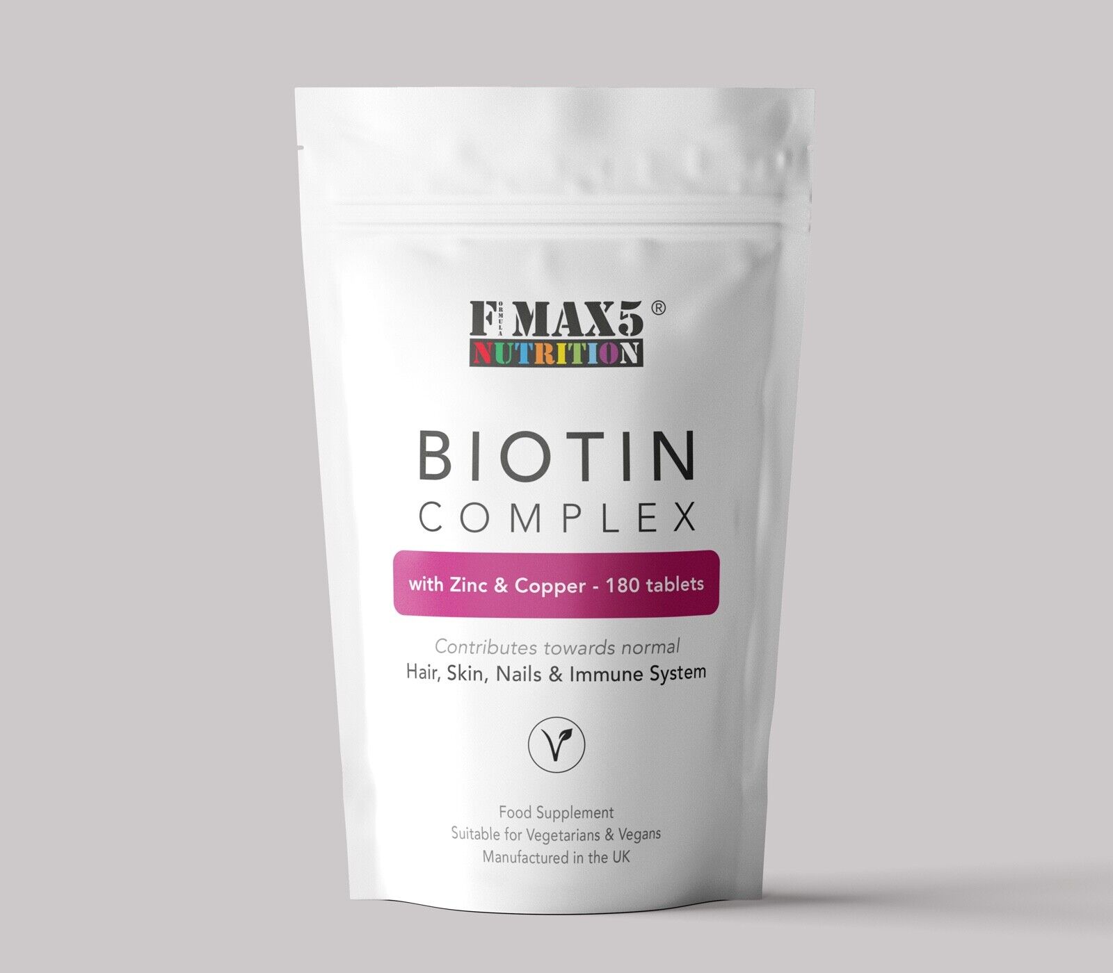 Biotin 10,000mcg with Zinc & Copper 180 Tablets