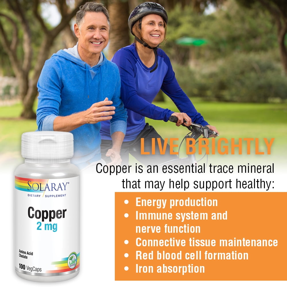 Solaray Copper 2 mg for Healthy Blood and Nerves