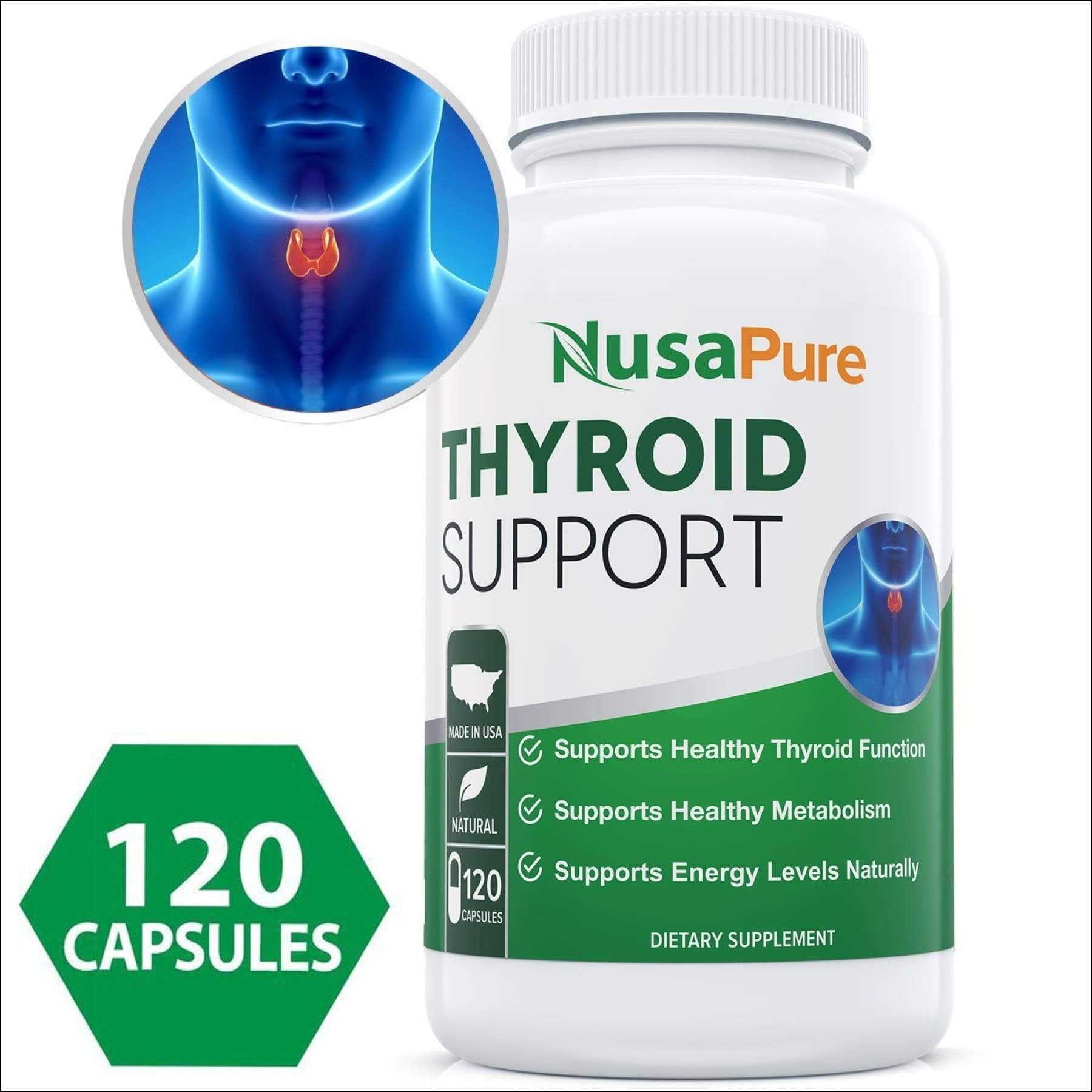 NusaPure Thyroid Support Supplement with Ashwagandha
