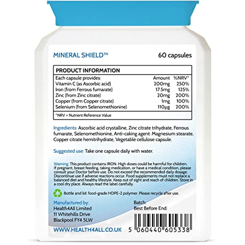 Mineral Shield Immune Support with Vitamin C & Zinc