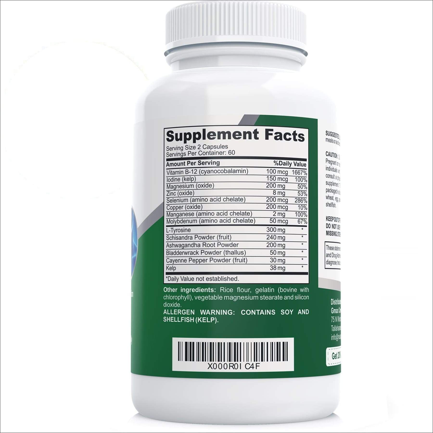 NusaPure Thyroid Support Supplement with Ashwagandha