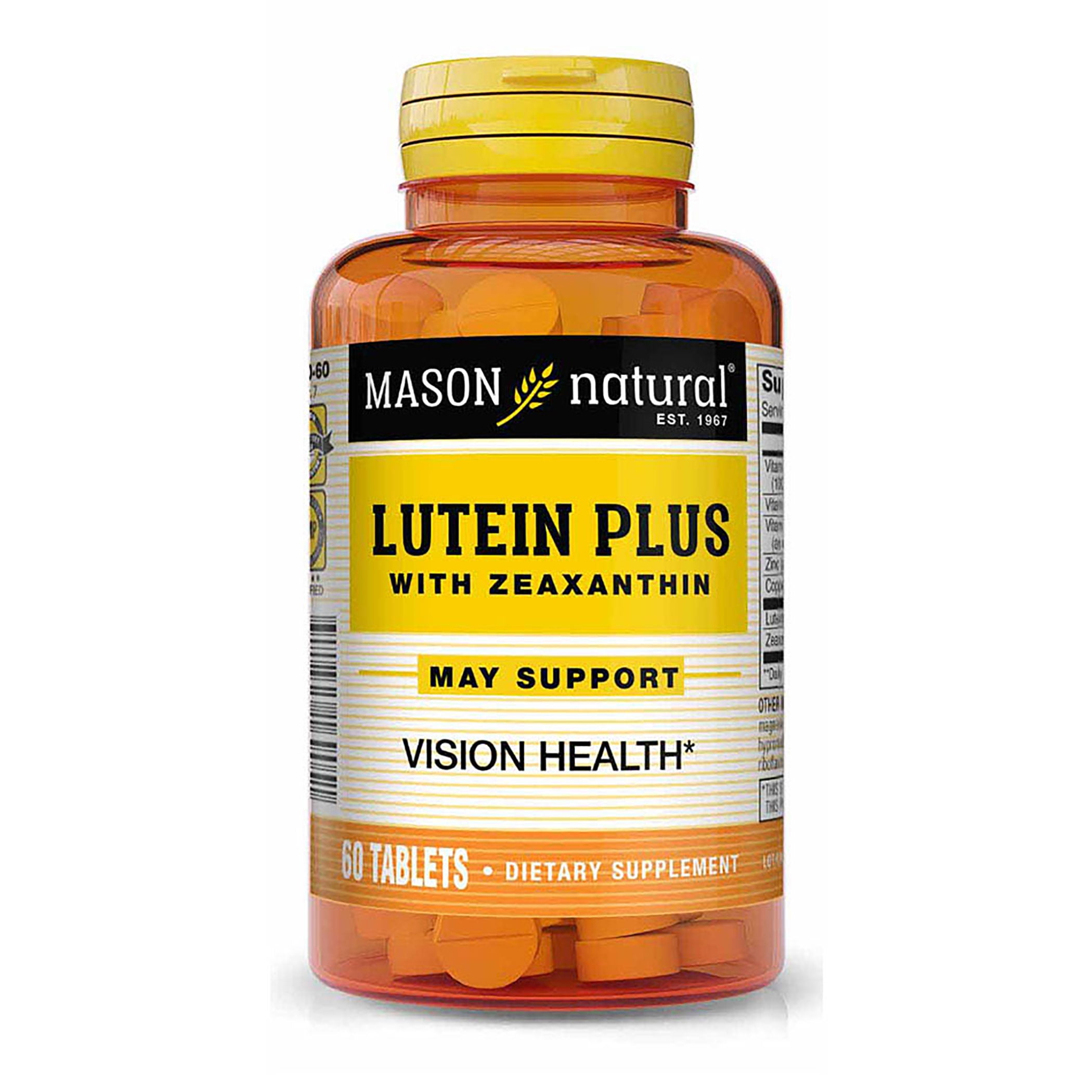 Mason Natural Lutein Plus for Eye Health, 60 Tablets