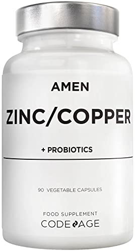 Zinc & Copper Probiotics – 90 Vegan Capsules