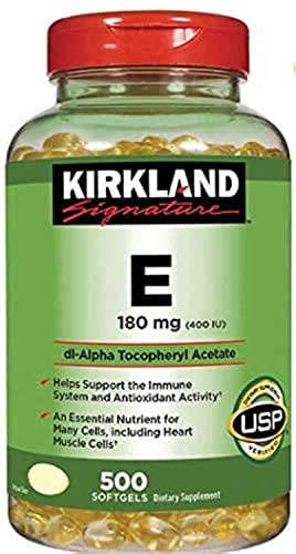 Kirkland Signature Vitamin E Softgels - 500 Count