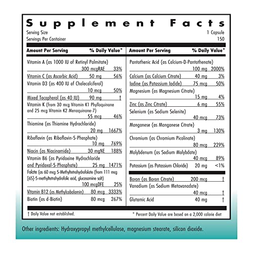 NutriCology Multi-Vi-Min, Hypoallergenic, 150 Veg Capsules