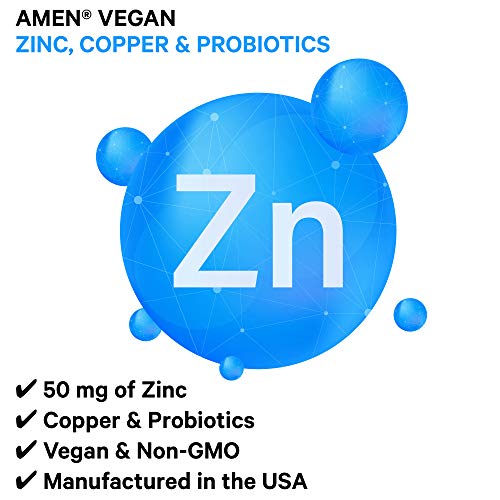 Zinc & Copper Probiotics – 90 Vegan Capsules