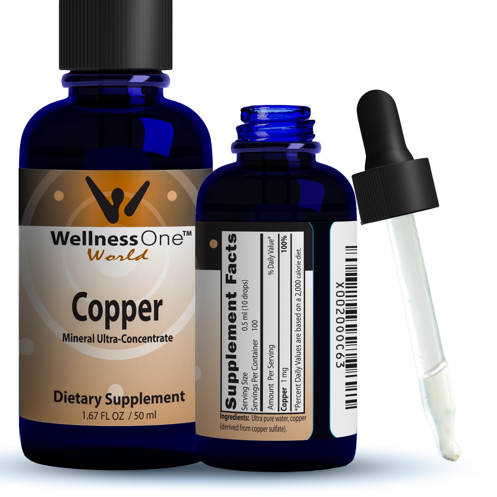 Liquid Colloidal Copper Vitamin Drops, 50 ml