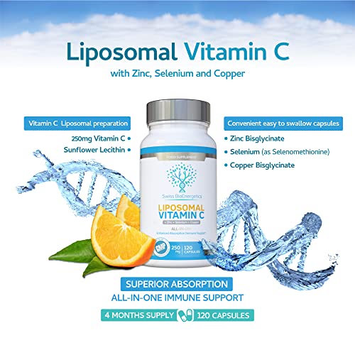 Liposomal Vitamin C with Zinc, Selenium, Copper