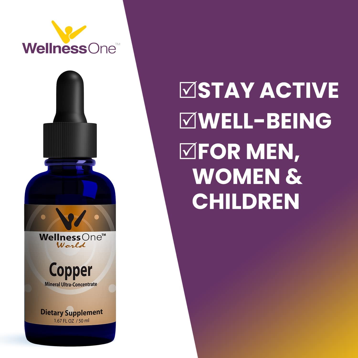 Liquid Colloidal Copper Vitamin Drops, 50 ml