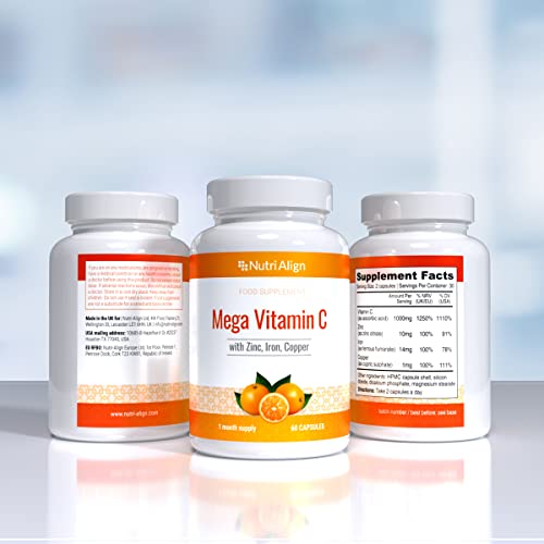 Nutri-Align Mega Vitamin C 1000 mg, 60 Capsules