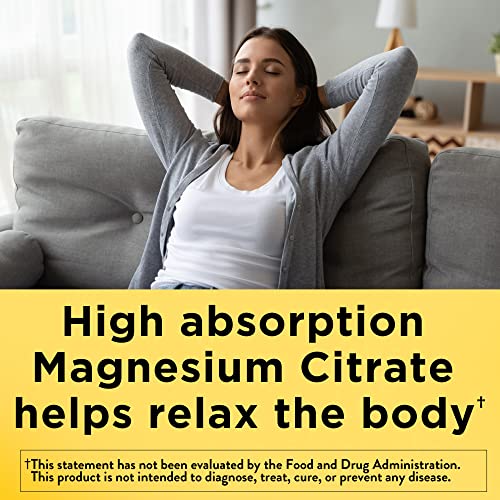 Nature Made Magnesium Citrate 250 mg Softgels, 120 Count