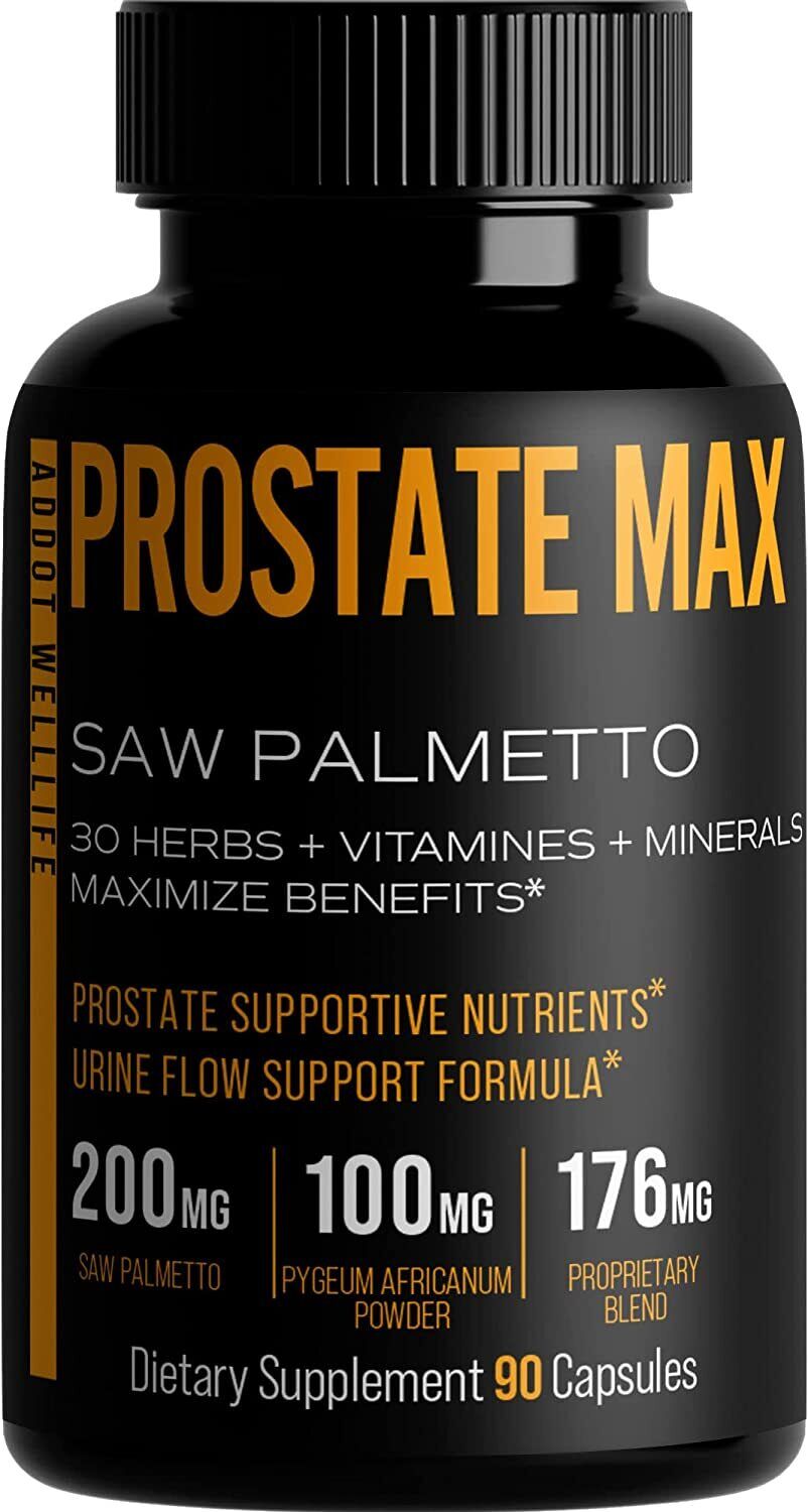Prostate Support Supplement with Saw Palmetto and Herbs