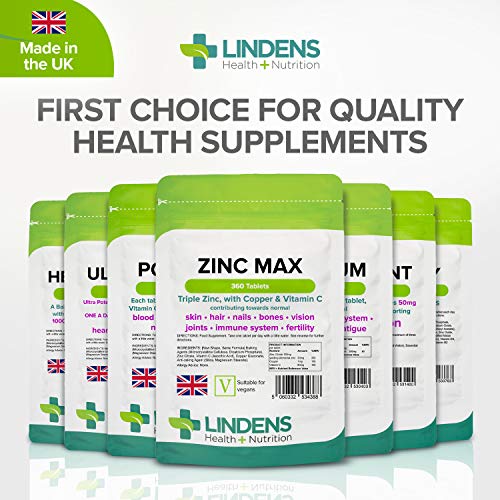 Zinc Max Tablets with Copper and Vitamin C