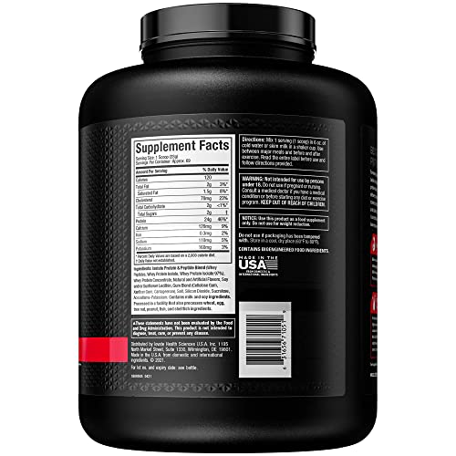 Whey Protein Powder - Nitro-Tech Gold Vanilla 5 lbs