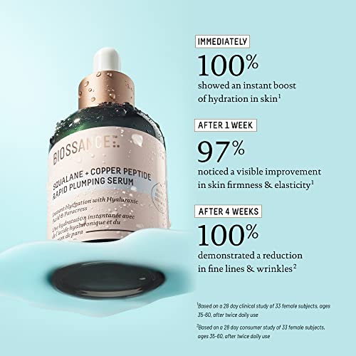 Biossance Squalane & Copper Peptide Face Serum