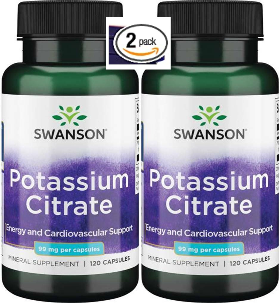 Potassium Citrate 240 Caps for Heart and Kidney