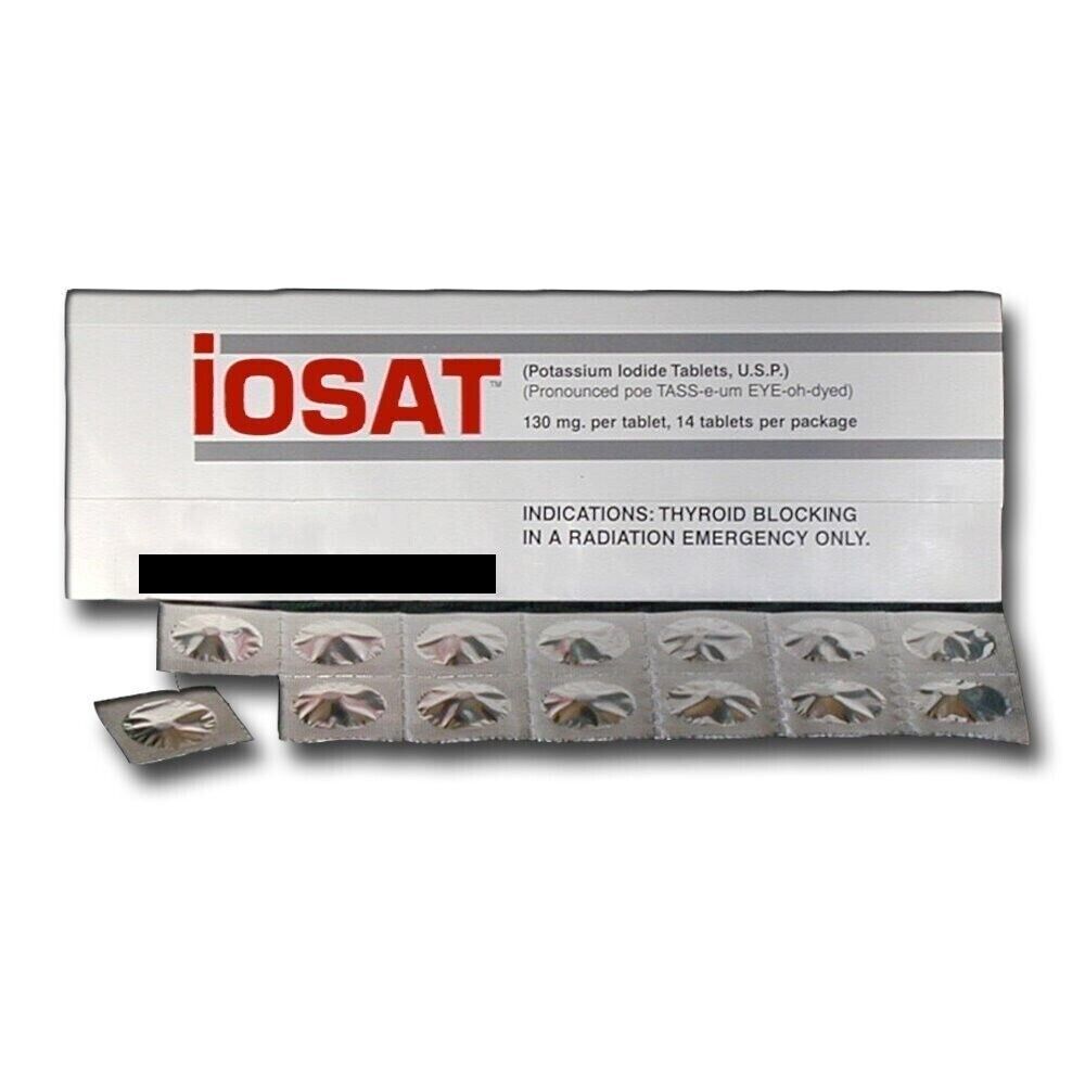 Potassium Iodide Tablets 130 MG - 14 Count