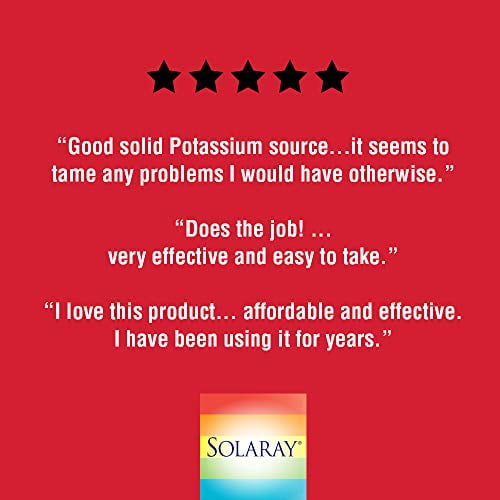 Solaray Potassium 99 mg for Heart and Muscle Support